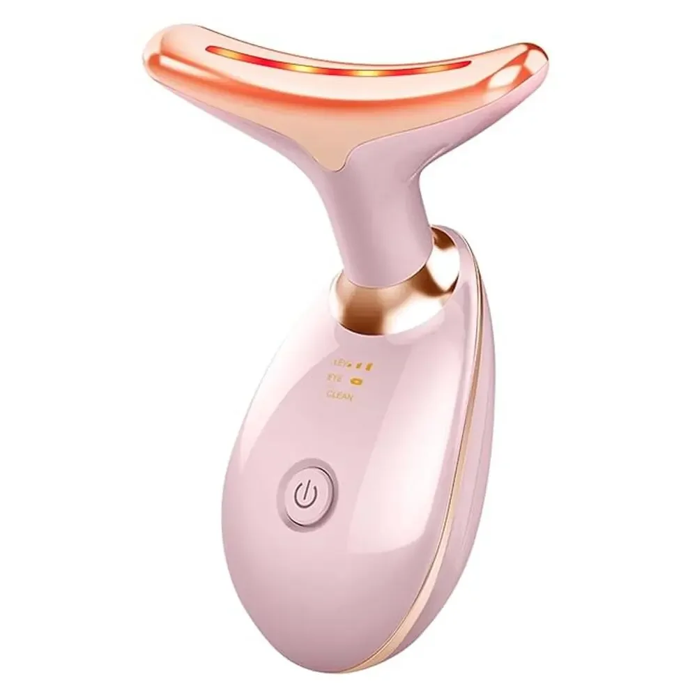 Beauty Massager 7 Color Wavy Acne Beauty Microcurrent Facial Device Skin Firming